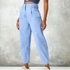 Nwt Misguided Denim Slouch Jeans Co Ord. Size 14 Slouch Jeans, Dad Jeans, Leather Pant, Cuffed Jeans, Hem Jeans, Dark Blue Jeans, Light Wash Jeans, High Rise Jeans, Co Ord