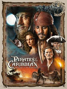 pirates of the caribbean movie poster