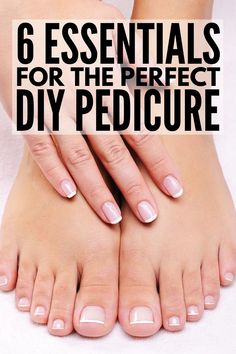 Homemade Pedicure, Home Foot Soak, At Home Pedicure, Home Pedicure, Diy Gel Manicure, Pedicure Tips, Diy Pedicure, Pedicure At Home