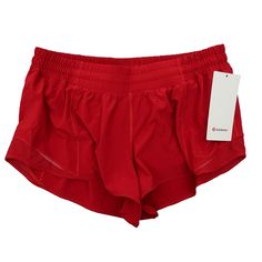 New Lululemon Size 14 Hotty Hot Low Rise Lr Lined Short 2.5" Dkrd Dark Red We Take Our Own Photos! *Please Note Color May Vary Slightly In Person Due To Lighting* Why Shop With Us? About Us We Have Been In Business For 7+ Years And Are Trusted Sellers With 22,000 Sales And Counting. Our Goal Is To Provide A Good Shopping Experience And Above Standard Customer Service. Please Reference Our Reviews. 100% Authentic All Of Our Products Are Purchased From Authorized Retailers. If You Have Any Questio Lululemon Red Shorts, Red Lululemon Shorts, Lulu Shorts, Lululemon Hotty Hot Shorts, Hotty Hot Shorts, Fame Dr, Lululemon Shorts, Interview Outfit, Active Wear Shorts