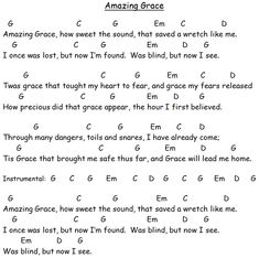 the amazing grace guitar chords and tabs