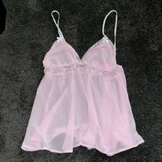 Nwot, Never Worn Or Tried On. Runs Small. Exclusive Collection And This Item Is Discontinued! Bought In Victoria’s Secret Pink Nyc. Sheer Pink Bra For Summer, Summer Sheer Underwire Sleepwear, Coquette Camisole For Sleepover, Coquette Style Camisole For Sleepovers, Lace Trim Cami For Sleepover, Sheer Camisole For Bedtime, Coquette Camisole For Pajama Party, Bikinis Pink, Thrift Ideas