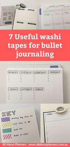 useful washi tapes for bullet journaling ink by jeng color coded patterns days of the week dates monthly calendar dates at a glance all about planners Journal Aesthetics, Happy Planner Printables, At A Glance Calendar, Bullet Journal Tracker, Calendar Templates, Todo List, Planner Supplies, Planner Printables, Bullet Journal Spread