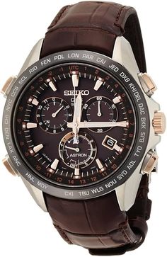 Seiko astron Reloj para Hombre Analógico de Automático japonés con Brazalete de Piel de cocodrilo SSE025J1 : Amazon.es: Moda Nautica Watch, Chrono Watches, Mens Fashion Watches, Best Watches For Men, Girls Watches, Swag Shoes