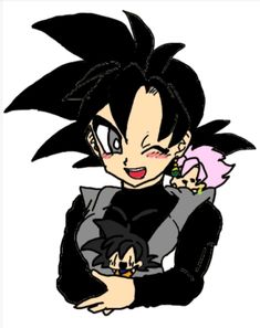 an image of a cartoon character with black hair