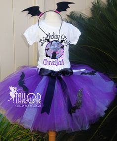 Vampirina Bat Glitter Personalized Birthday tutu set Vampirina Cupcakes, Vampirina Birthday, Girl Birthday Themes, Glitter Birthday, Birthday Halloween Party, Birthday Tutu, Unicorn Birthday Parties, 4th Birthday Parties, Birthday Party Cake