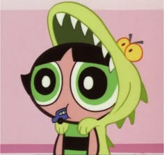 Buttercup Powerpuff Pfp, Powerpuff Girls Pfp, Ppg Buttercup, Ppg Fanart, Cartoon Network Studios, Iconic Cartoon, Green Characters, Ppg And Rrb