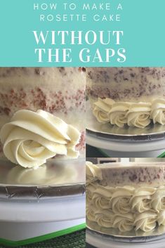 how to make a frosted cake without the gap