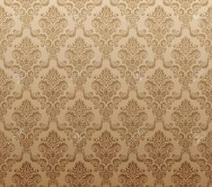 an old fashioned wallpaper pattern with gold and brown colors stock photo - 156978