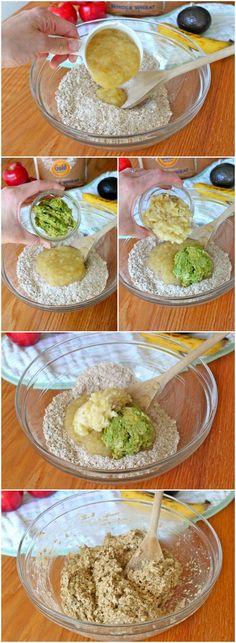 the process for making guacamole in a bowl