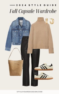 My Essential 2023 Fall Capsule Wardrobe: Minimal & Effortless! Spring Capsule Wardrobe 2024, Capsule Wardrobe Minimal, Wardrobe Revamp, Office Clothes, Outfit Work, Fall Wardrobe Essentials