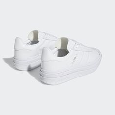 adidas Gazelle Bold Shoes - White | Women's Lifestyle | adidas US Adidas Gazelle Shoes, Gazelle Shoes, Gazelle Bold, Bold Shoes, Adidas Trefoil, White Cloud, Women Lifestyle, Shoes Adidas, Adidas Gazelle