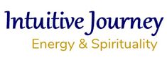 the logo for intuitive journey energy and spiritility, which is located in front of