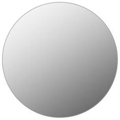 a round mirror with no reflection on it