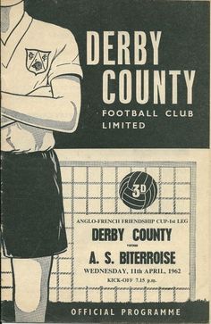 an advertisement for derby county football club, featuring a woman's basketball player with her arms crossed