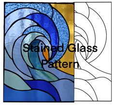 "Commercial stained glass pattern! (or whatever you want to use this design for). Designed by me, made by you. This pattern is for any glass artist looking for a bit of a challenge and knows how to do the basics. Your purchase includes: - Tips for this specific pattern - A high quality A4 digital outline of the pattern (can be stretched larger in print options over multiple pages) - Another copy of the pattern with numbers - A few different colour options to give you some ideas - WIth your purchase you can contact me any time for any questions More info: - You will receive your product in a digital download. No item will be shipped to you - Once your order/payment is confirmed, Etsy will send you an email with instructions on how to download your digital item (check your spam folder if it Masculine Stained Glass Patterns, Ocean Waves Stained Glass Patterns, Art Deco Stained Glass Patterns, Stained Glass Patterns Templates, Stained Glass Wave, Art Deco Stained Glass, Moon Rainbow, Stained Glass Rose, Stained Glass Patterns Free