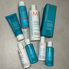 Lot / Bundle Of 8 Moroccan Oil. Brand New. Never Used Or Tested. Travel Size: Volume Shampoo 2.4oz Volume Conditioner 2.4oz Hydration Shampoo 2.4oz Hydration Conditioner 2.4oz Hydration Styling Cream 2.53oz Strong Finish Luminous Hairspray 2.3oz Smooth Blow Dry Concentrate 1.7oz Full Size: Hydration Conditioner 8.5oz Hydrating. Moroccanoil Hair Products, Moroccan Hair Products, Moroccan Shampoo, Moroccan Oil Shampoo, Sea Salt Shampoo, Moroccan Oil Hair, Volume Shampoo, Volumizing Shampoo, Styling Cream