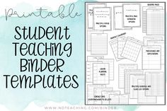 the printable binder templates for students to use on their own school supplies