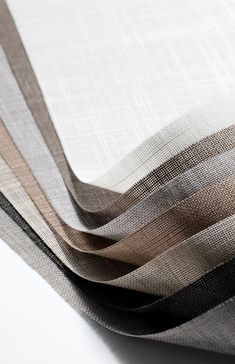 the fabric is very thin and has many different stripes on it's side, as well as in this image