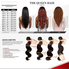 7 Pcs Body Wave 121416” 12a+ The Highest Grade Human Hair Unprocessed Very Long Lasting Style: Body Wave Length: 121416” Color: Natural The Queen Hair 100% Virgin Remy Human Hair Unprocessed Bundle Hair Weave 12a Body Wave 12a 100% Raw Virgin Human Hair (Aaaaaaaaaaaa) The Highest Grade Human Hair The Queen Hair Superior Quality 100% Virgin Human Hair Factory Direct 100% Chemical-Free Hair Dye, Bleach, Perm, And Curl Friendly Long Lasting More Than A Year Under Good Care 114g (4oz) Full And Healt Weave Length Chart, Hair Brands, Queen Hair, Hair Weave, Smooth Hair, Hair Dye, Remy Human Hair, Body Wave, Perm