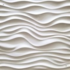 a white wall with wavy lines on it