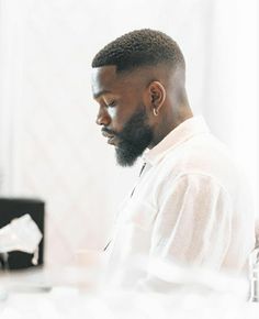 High Top Fade Black Men, Black Men Short Haircut, Short Beard Styles, Very Short Hair Men, Black Boys Haircuts