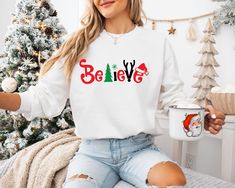 Believe Christmas Shirt, Christmas Believe Shirt Christmas Party Shirt Christmas T-Shirt, Christmas Family Shirt, Believe Shirt ABOUT US: Are you looking for customized soft/lovely/comfy apparels for your loved ones? Then welcome to TXcustomtee Customer service is always our priority. If you have any questions, please feel free to message. HOW TO ORDER: * Select your clothing style, size and color from drop down menus. * Select the quantity. * (If provided for that listing) Add your information Christmas Believe, Christmas Party Shirt, Christmas Family Shirt, Believe Christmas, Christmas Party Shirts, Family Christmas Shirts, Family Shirt, Christmas Family, Christmas T Shirt