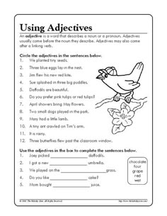 the worksheet for using adveries to help students learn how to read