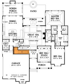 the first floor plan for this house