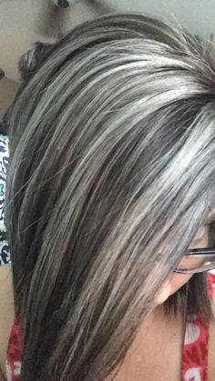 Silver gray and ash brown hair color, Silver hair, Gray hair, Jolie Cheveux — Lexington, NC. Chrissy Putnam Hair Pelo Color Ceniza, Brown Hair With Silver Highlights, Ash Brown Hair Color, Hair Highlights And Lowlights, Gorgeous Gray Hair, Ash Brown Hair