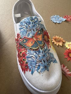 Canvas Sneaker Makeover - The Shabby Tree