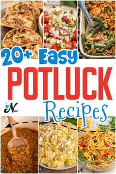 20 easy potluck recipes that are perfect for the family to make and eat