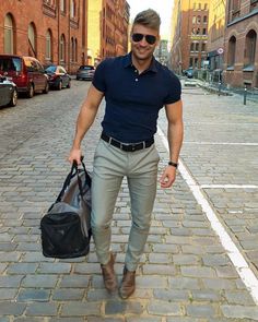 Blue Polo Shirt Outfit Men, Blue Polo Outfit Men, Blue Boots Outfit, Blue Outfit Men, Polo Shirt Outfit, Polo Outfit Men, Polo Shirt Outfit Men, Disco Outfits, Blue Pants Outfit