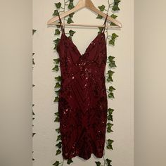 Windsor Burgundy Homecoming Dress Size S Such A Fun And Comfy Dress! Worn Once To Homecoming But In Amazing Condition And Forgot To Take Tags Off So Tags Are Still On. Winter Formal Dresses Red Short, Dark Red Homecoming Dresses Short, Dark Red Sparkly Dress, Red And Black Homecoming Dresses, Maroon Hoco Dress, Dark Red Hoco Dress, Dark Red Homecoming Dresses, Red Homecoming Dresses Short, Red Hoco Dress