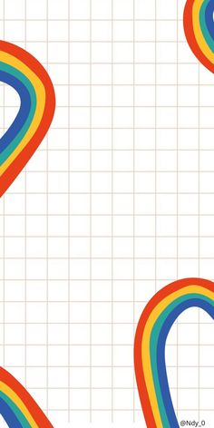 an abstract background with rainbows and squares in the form of a spiral, on white paper