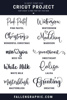 the 10 best hand lettering projects for christmas and new year's greetings, including brush