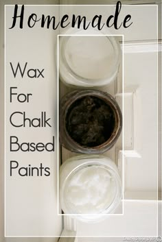 homemade wax for chalk based paints