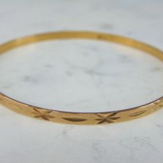 A Womens 18k Yellow Gold Bangle Bracelet That Weighs 8.0g And Measures 7 3/4" For The Inner Circumference, By 1/8" Wide. Any Questions Please Ask. Be Sure To Check Out Some Of My Other Great Items Up For Sale. Thank You. Yellow Gold Bangle, Gold Bangle Bracelet, Gold Bangle, Gold Bangles, Bangle Bracelet, Womens Jewelry Bracelets, Bangle Bracelets, Bangles, Yellow Gold