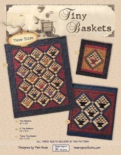 two quilts are shown on the cover of this book