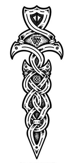 an ornate cadus symbol in black and white with the words, ` person'on it