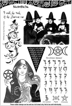 Witch Time Pagan Goddess Witch Alphabet Set of unmounted | Etsy Witch Alphabet, Witches Alphabet, Goddess Witch, Witch Symbols, Pagan Goddess, Wiccan Symbols, Wiccan Magic, Art Stamps, Wiccan Witch