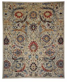 Design: Persian Rug Size: 8'0x10'0 FT - 246x304 cm Material: Ghazni wool , Foundation Cotton & Natural Veg Dyes. Condition: New Pile Height: 8 MM - 10 MM Origin: Weaved in Afghanistan 100% Handmade ( Hand Knotted ), 100% Hand Washed and finishing is done in Lahore Pakistan. Prefer Interior: Traditional and Contemporary Contact me if you have any questions, I'll be very pleased to assist you Beige 8x10 Persian Area Rug - Afghan Hand Knotted Wool Floral Area Rug - Bedroom Rug - Rugs for Living Roo Lahore Pakistan, Bedroom Area Rug, Persian Area Rugs, Floral Area Rugs, Bedroom Rug, Persian Rug, Rugs In Living Room, Floor Rugs, Persian