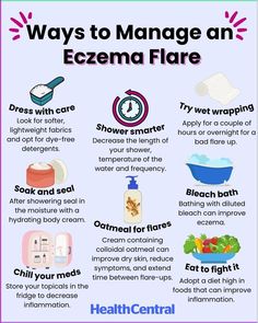 Living with eczema can be challenging, but there are ways to manage your eczema flare. Try these tips to ease your flare and bring your relief! Thick Moisturizer, Studying Food, Ayurvedic Healing, Chemical Peels, Mild Cleanser, Acne Solutions, Cruelty Free Skin Care, Lifestyle Changes, Home Remedies