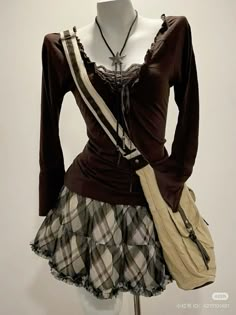 School Homework, Dark Coquette, Creation Couture, Crisp Autumn, Trendy Outfit Ideas