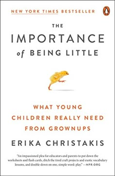 the book cover for the importance of being little, with an image of a mouse on it