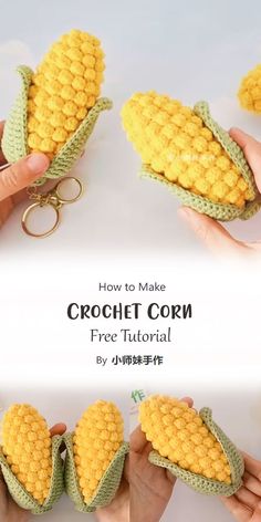 how to make crochet corn free pattern