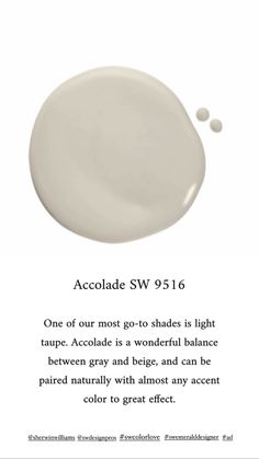 an advertisement with the words, accolode sw916 and two white circles