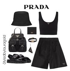 Prada Outfits Women, Prada Outfits, Korean Fashion Kpop Inspired Outfits, Prada Dress, Korean Fashion Kpop, Airport Outfit