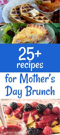 mother's day brunch recipe with the title overlay