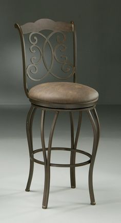 an image of a bar stool that is in the shape of a swivel chair